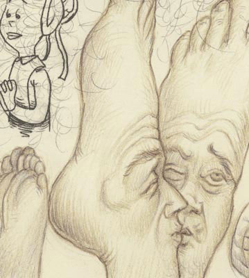 Holy kiss of charity & biblical foot washing service-Fred & Wilma Flinstone Picture 