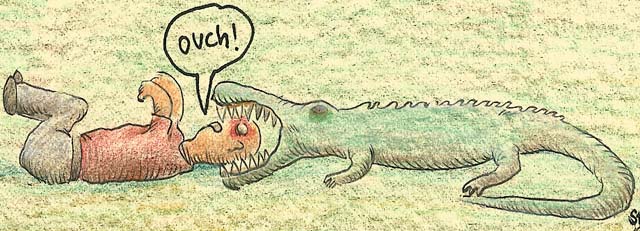 Carnivorous K9 drawing - the carnivorous carnival spirit of america