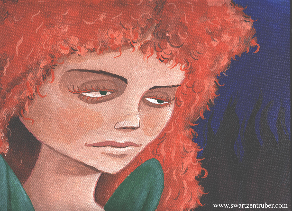 mermaid painting -sideshow banner